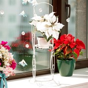 Подставка на подоконник для цветов на 2 цветка 14-962 - фото 56816