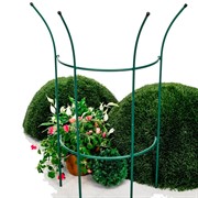 Опора для садовых растений металлическая зелёная Корона 58-920Gr - фото 56849