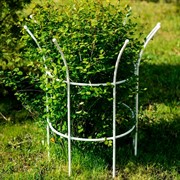 Опора для садовых растений металлическая белая Корона 58-921W - фото 56916