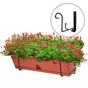 Подставка для балконного ящика универсальная кованая 51-266 - фото 56954