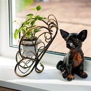 Подставка для комнатных растений Бабочка на 1 цветок диаметр 10 см 95-035 - фото 57083