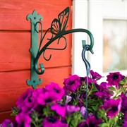 Кронштейн настенный для подвесного цветочного кашпо Бабочка 201-032Gr - фото 57221