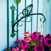 Кронштейн настенный для подвесного цветочного кашпо Бабочка 201-032Gr - фото 57222