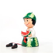 Фигура декоративная Гном садовый Арбуз стеклопластик высота 40см U09027 - фото 57412