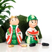 Фигура декоративная Гном садовый Арбуз стеклопластик высота 40см U09027 - фото 57421