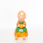 Фигура садовая Гном Дыня декоративный полистоун высота 37см U09030 - фото 57454