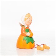 Фигура садовая Гном Дыня декоративный полистоун высота 37см U09030 - фото 57455