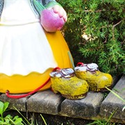 Фигура садовая Гном Лучок полистоун высота 44 см U09019 - фото 57464