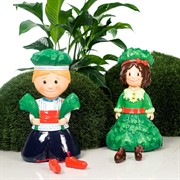 Фигура садовая Гном Петрушка декоративная высота 42см U09026 - фото 57479