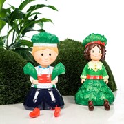 Фигура садовая Гном Петрушка декоративная высота 42см U09026 - фото 57480