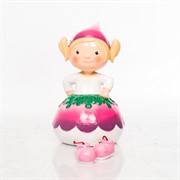 Фигура декоративная Гном Редиска для сада и дома высота 40см U09025 - фото 57487