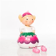 Фигура декоративная Гном Редиска для сада и дома высота 40см U09025 - фото 57488