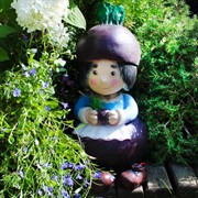 Фигура декоративная Гном садовый Свёкла стеклопластик высота 41см U09028 - фото 57541