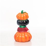 Фигура декоративная Гном Тыква для сада и участка высота 41см U09031 - фото 57563