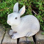 Фигура для сада Зайчонок серый U09089-Gray - фото 57581
