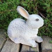 Фигура для сада Зайчонок серый U09089-Gray - фото 57582