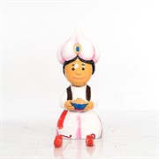 Фигура декоративная Гном Чеснок полистоун высота 43см U09029 - фото 57591