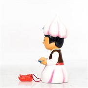 Фигура декоративная Гном Чеснок полистоун высота 43см U09029 - фото 57596