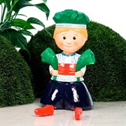 Фигура садовая Гном Укроп стеклопластик высота 41см U09032 - фото 57603