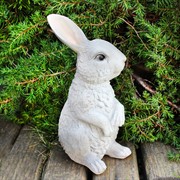 Фигура для сада и дачи Зайчонок серый U09088-Gray - фото 57609