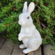 Фигура для сада и дачи Зайчонок серый U09088-Gray - фото 57610