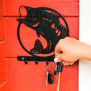 Ключница настенная Рыба металл 701-009 - фото 57697