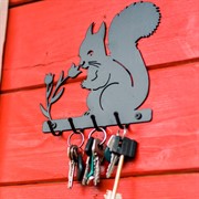 Ключница металл настенная Белочка 701-005 - фото 57700