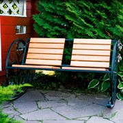 Кресло качалка металлическое садовое Белочки на дереве 301-005 - фото 57724