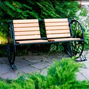 Кресло качалка металлическое садовое Белочки на дереве 301-005 - фото 57725