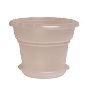 Горшок Милано 1,6л прозрачный - фото 57796