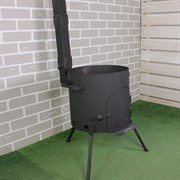 Печь под казан на 10л с дымоходом - фото 57822