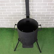 Печь под казан на 10л с дымоходом - фото 57823