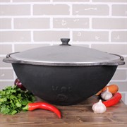 Казан чугунный узбекский 16л - фото 57827