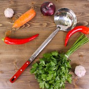 Половник 60см из нержавеющей стали - фото 57847