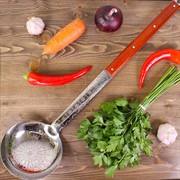 Половник 47см из нержавеющей стали - фото 57858