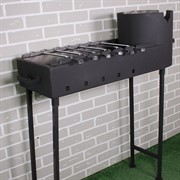 Мангал с печью под казан на 6-8л (разборный) - фото 57879