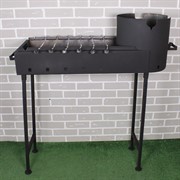 Мангал с печью под казан на 6-8л (разборный) - фото 57881