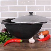 Казан чугунный узбекский 10л - фото 57887