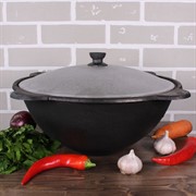 Казан чугунный узбекский 10л - фото 57888