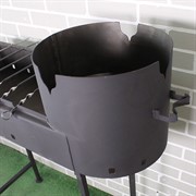 Мангал с печью под казан на 10-12л - фото 57899