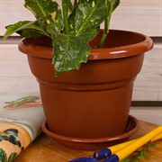 Горшок Милано 2л терракот - фото 58002