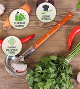 Половник 40см из нержавеющей стали - фото 58065