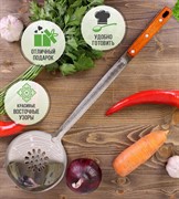 Шумовка 47см из нержавеющей стали - фото 58082