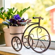 Подставка для цветов на подоконник Велосипед 41-042Br - фото 58223
