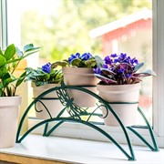 Подставка для цветов на подоконник Стрекоза под 3 кашпо 41-953Gr - фото 58231