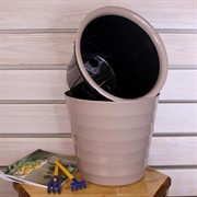 Горшок Лаура 9л фраппе - фото 58270