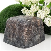 Камень для маскировки садовых коммуникаций декоративный тёмный U09179 - фото 58380