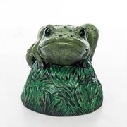 Крышка декоративная для маскировки садовых коммуникаций Лягушка на камне U09182 - фото 58413