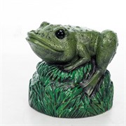 Крышка декоративная для маскировки садовых коммуникаций Лягушка на камне U09182 - фото 58414