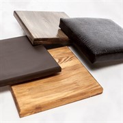 Стул барный кованый Лофт светлая сосна высота 76см 66-005 SS - фото 58421